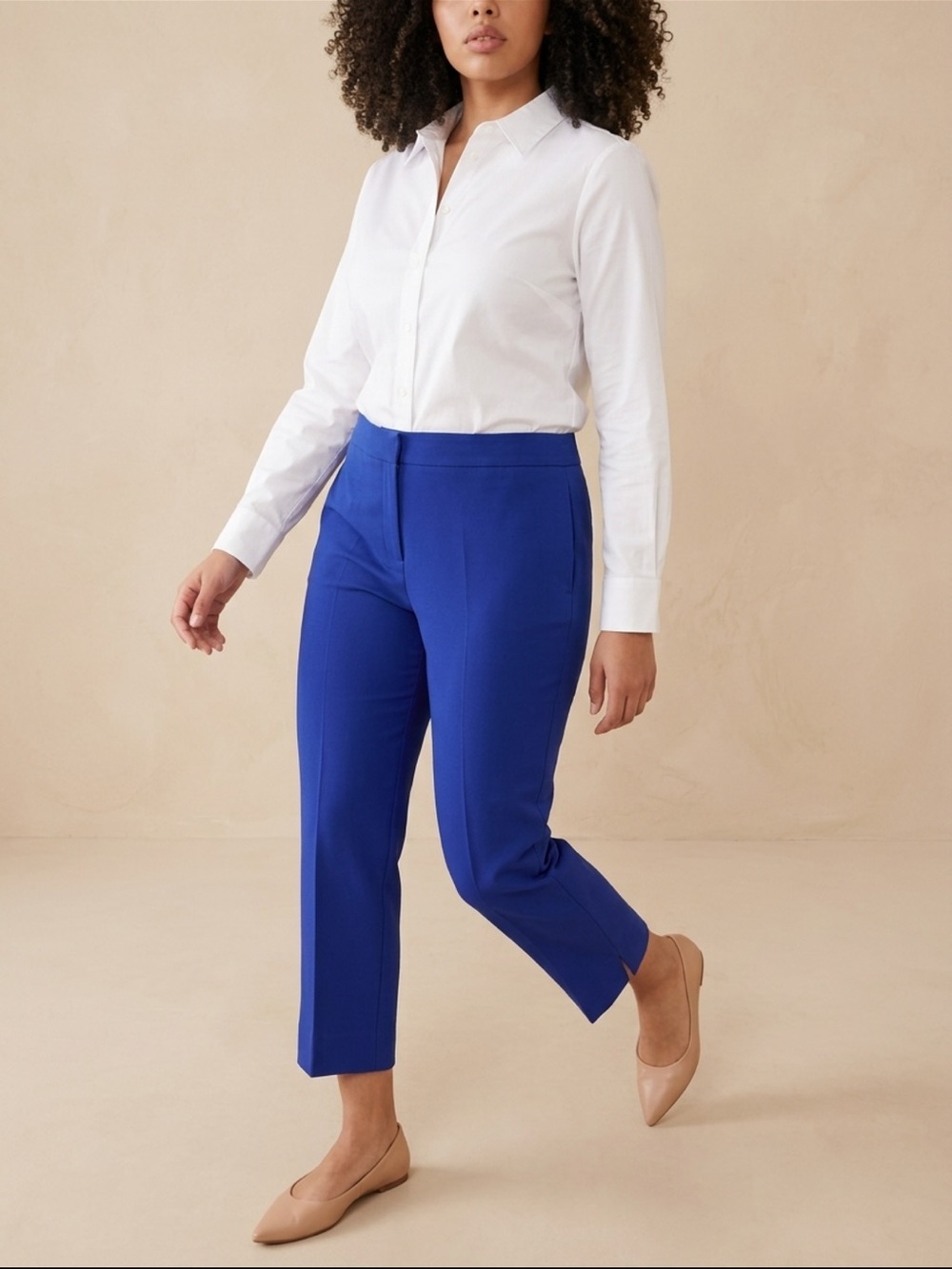 Chico's Cobalt Straight-Leg Pants